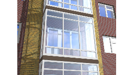 Остекление балкона поликарбонатом